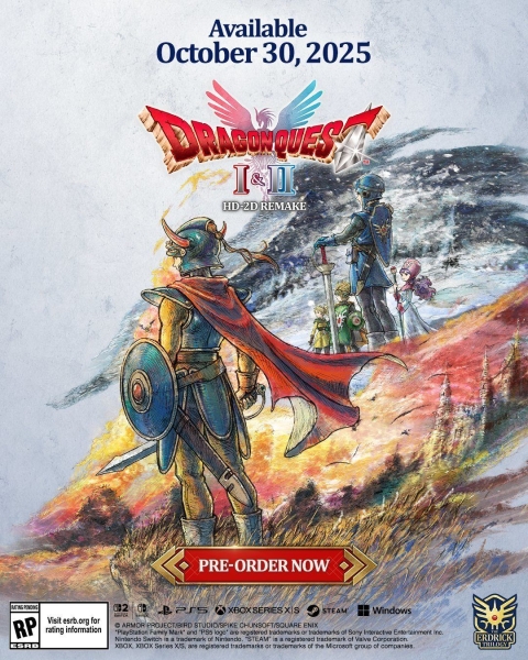 Dragon Quest I & II HD-2D Remake выходит 30 октября — JRPG подтверждена для Nintendo Switch 2