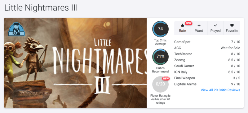 Слишком безопасный триквел: Появились первые обзоры Little Nightmares III