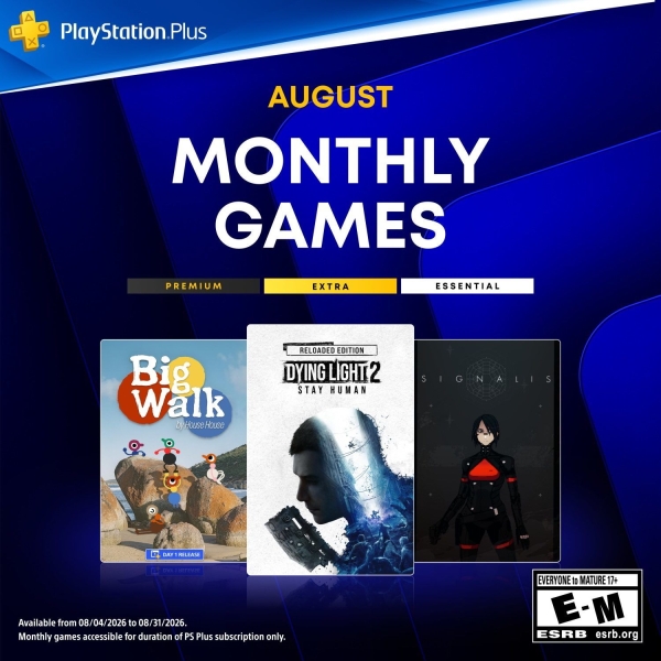 Бесплатные игры для подписчиков PlayStation Plus Essential на август 2026 года раскрыты: Чем порадует Sony