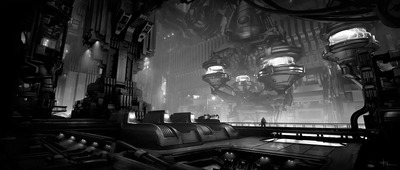 Футуристические локации на концепт-артах отменённой Evolve II