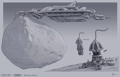 Футуристические локации на концепт-артах отменённой Evolve II