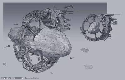 Футуристические локации на концепт-артах отменённой Evolve II